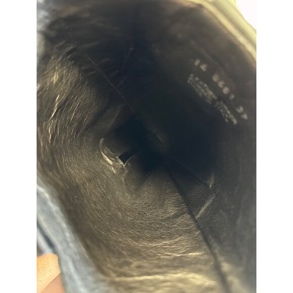 Boemos women’s Italian made black leather below knee boots 6.5 SKU 5551 - Picture 13 of 14